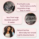 Human Water Wave 13x6 Lace Front Wig