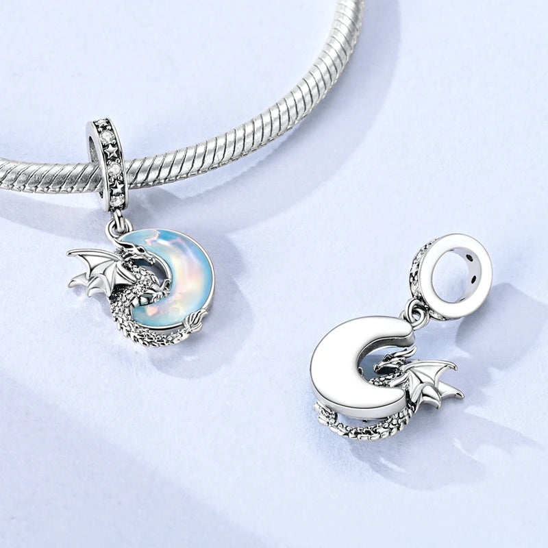 Sterling Silver Fire Dragon T-rex