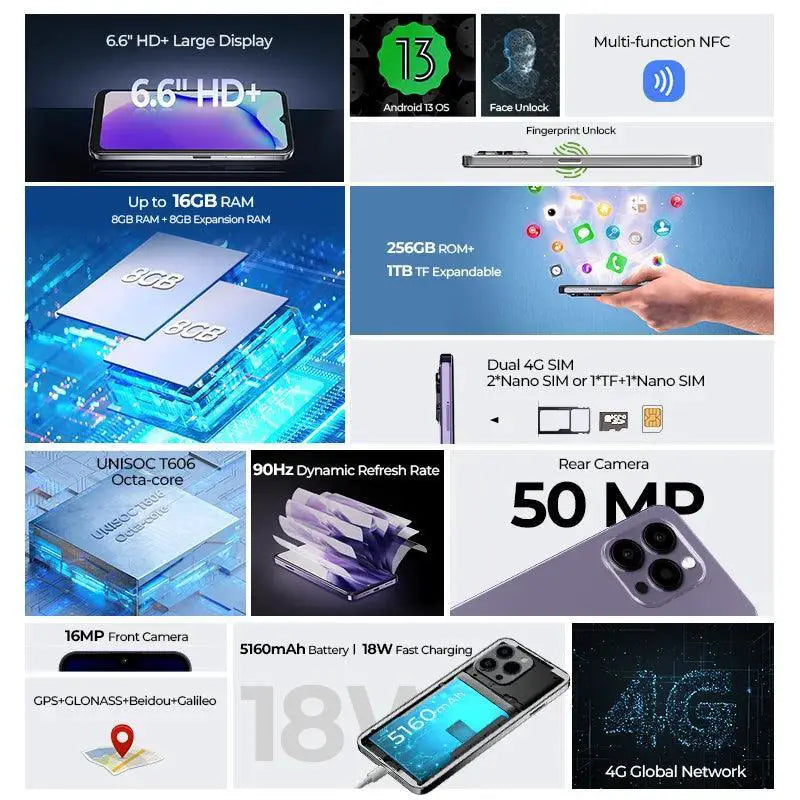 Hotwav Note Pro Smartphone With Pro Camera Photography Power