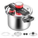 SucceBuy Qt Pressure Cooker Stainless Steel Pressures Canner