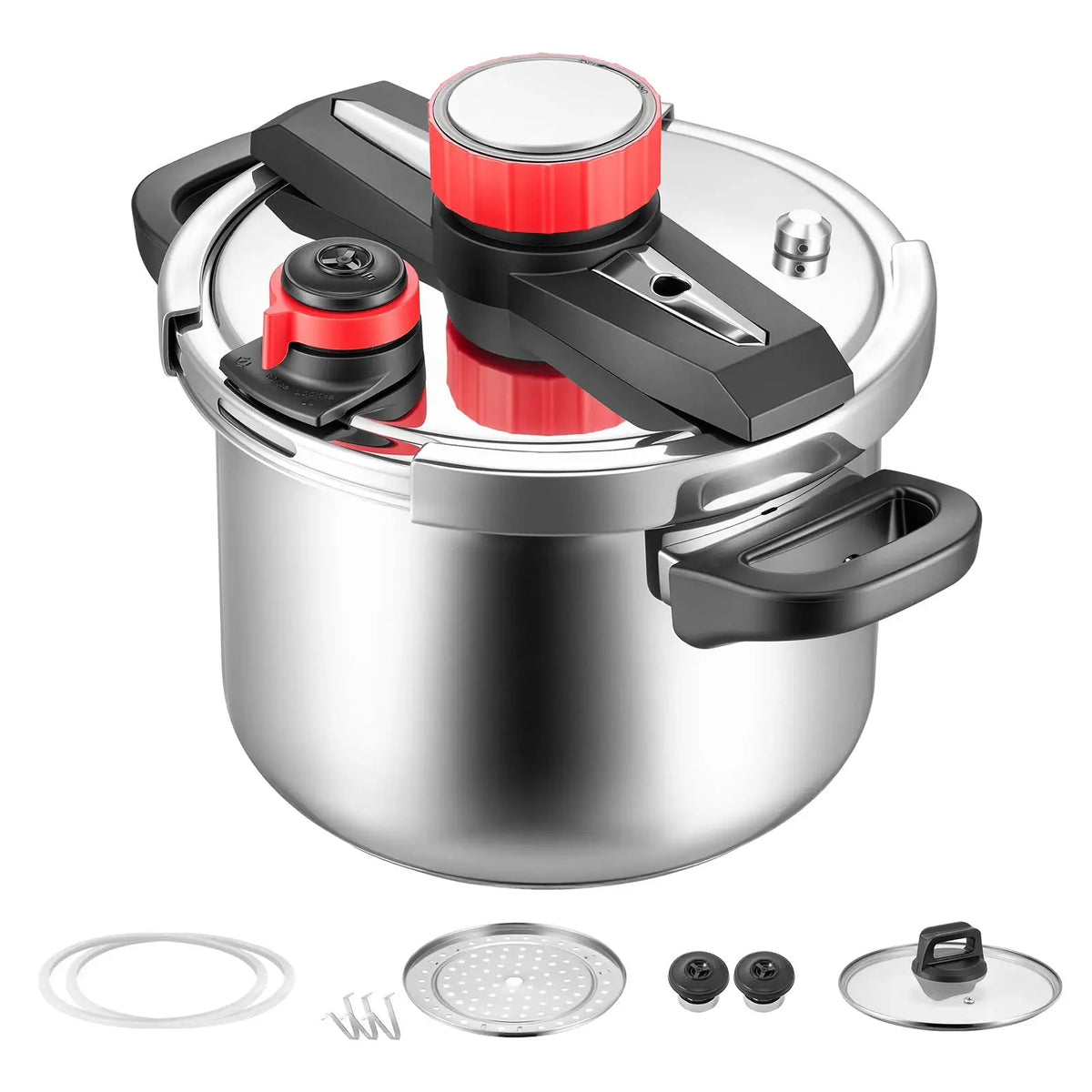 SucceBuy Qt Pressure Cooker Stainless Steel Pressures Canner — product view 1