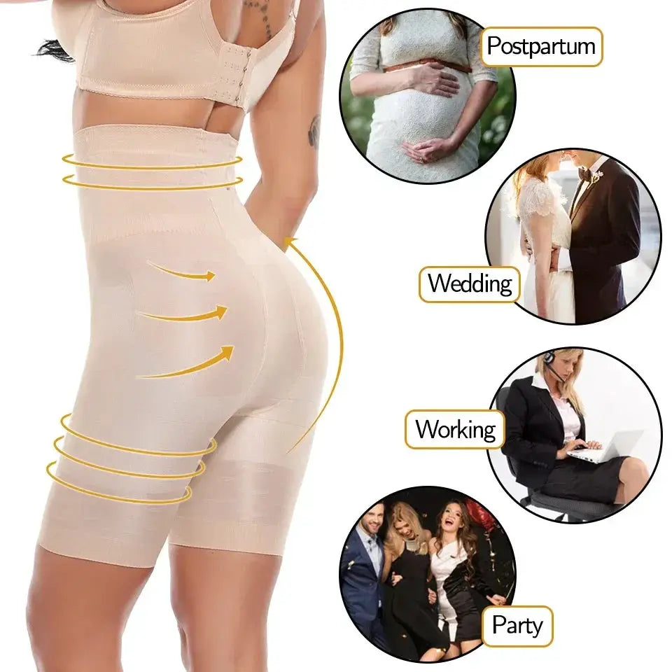High Waist Tummy Control Body Shaper Shorts for Slimming