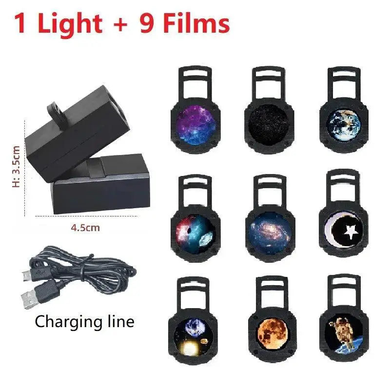 Star Light Projector Moon and LED Night Light for Kids