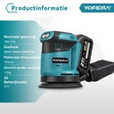 Yofidra 125mm Cordless Orbital Sander - 3 Speeds