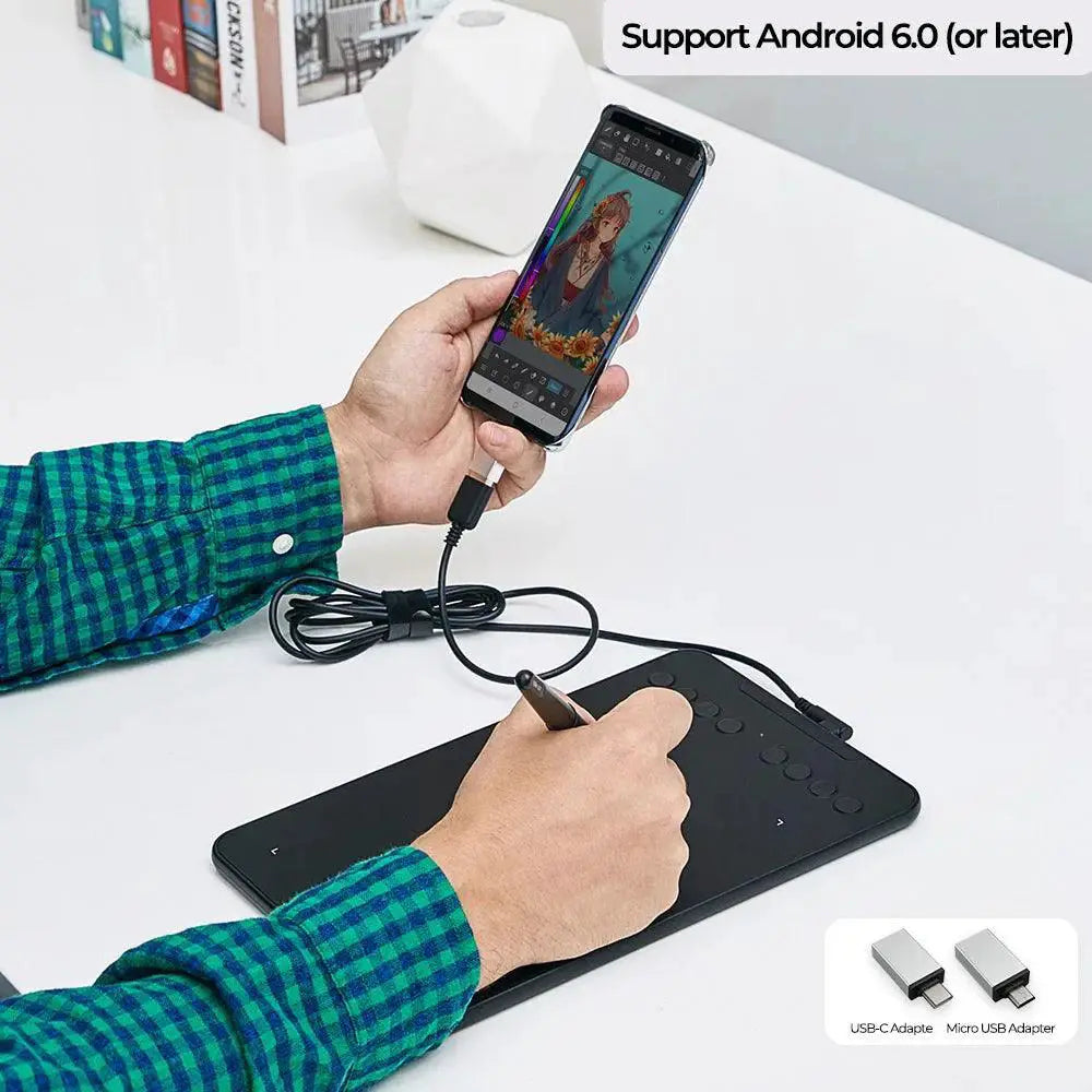 Portable XPPen Mini7 Digital Drawing Tablet for Artists