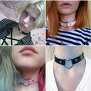Sexy Trendy Vintage Gothic Heart Choker Necklace Jewelry