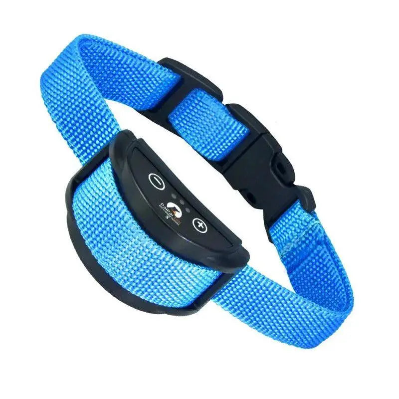 Dog Bark Collar - Humane Training — Silver collar