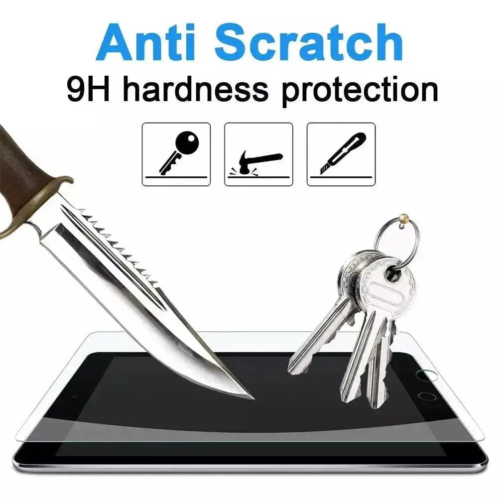 3 Piece Apple iPad Tempered Glass Screen Protector Kit