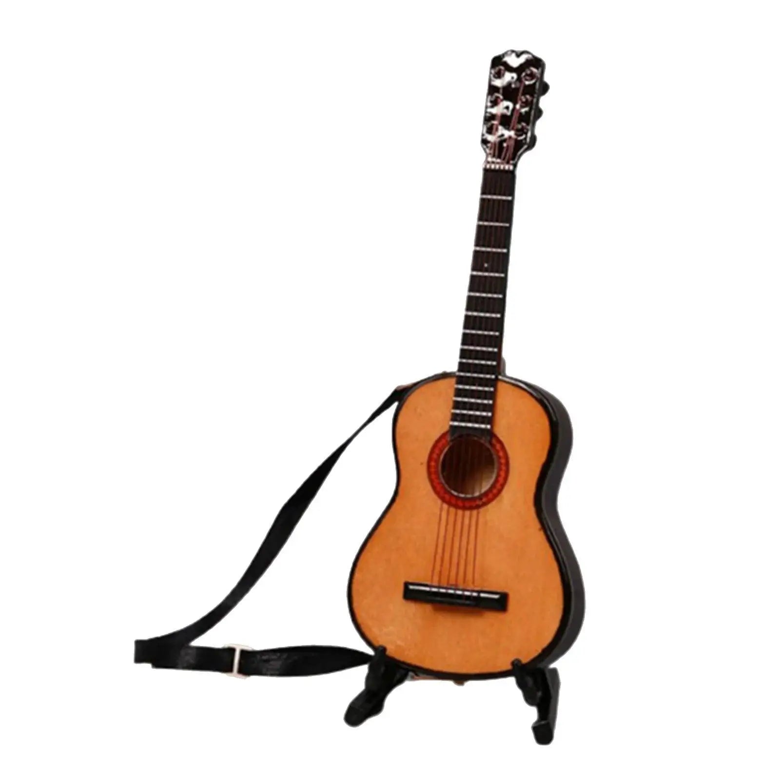 1/6 Scale Handcrafted Wooden Electric Guitar Model Ornament - OurLum.com