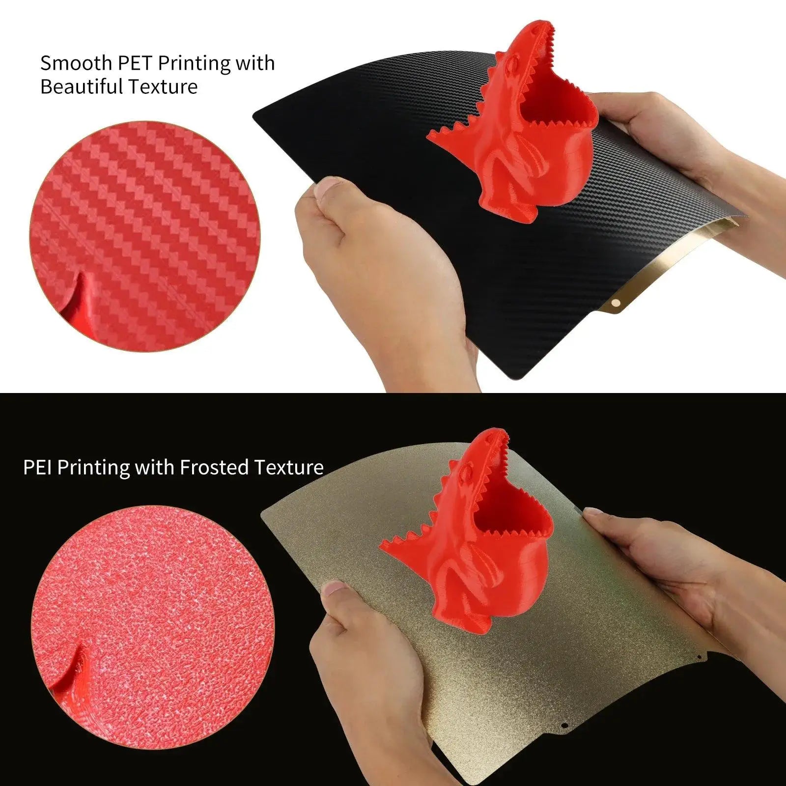 PEI Sheet Hot Bed Build Plate Upgrade For 3D Printers