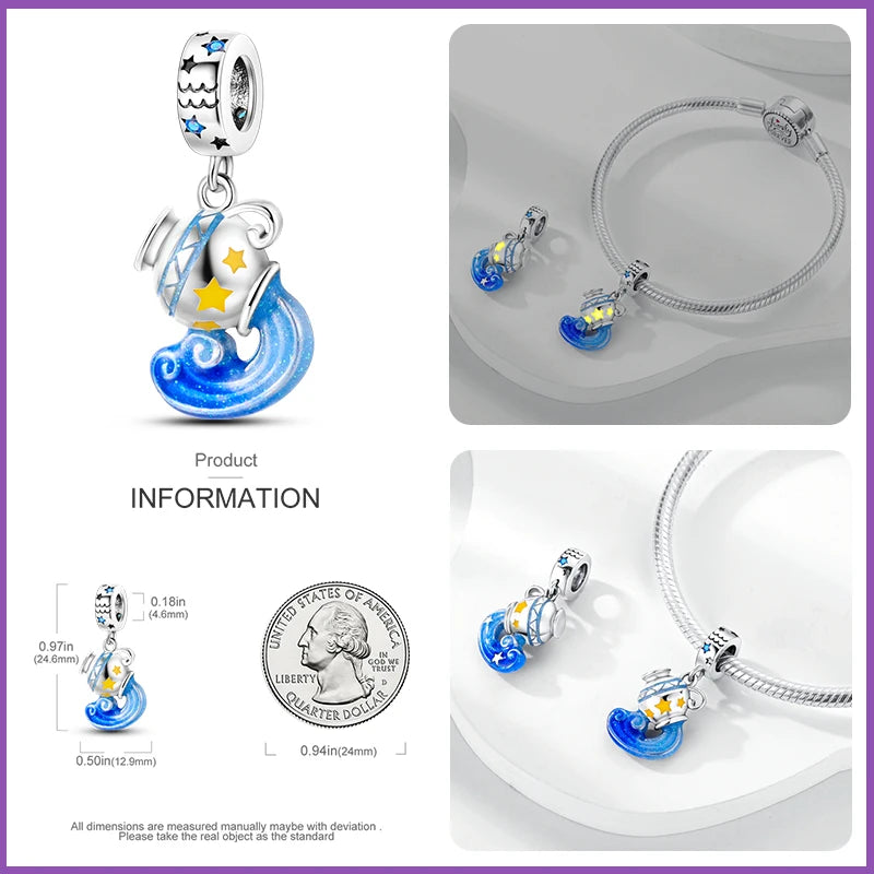 Sterling Silver Leo Libra Twelve