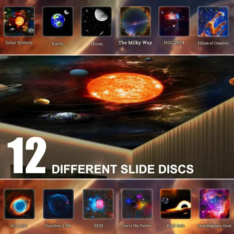 Cosmic Astronaut Galaxy Projector 360 Rotating Star Light