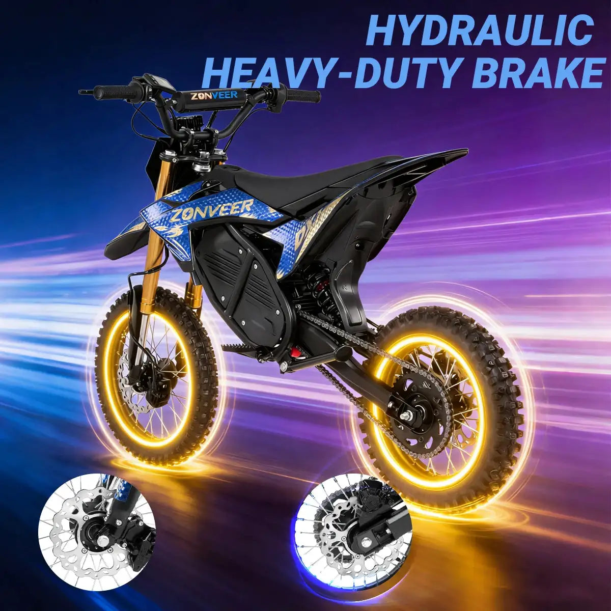 Zonveer Electric Dirt Bike for Custom Setups — product view 6