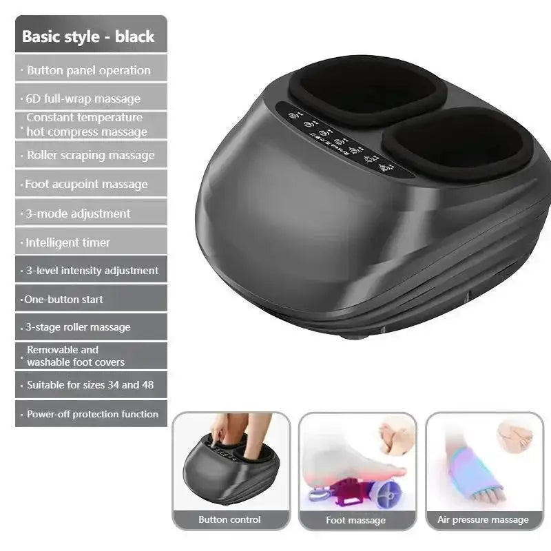 Foot Massager Full-coverage Foot Massager Household Electric Airbag Kneading And Heating Foot Massager