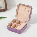 Velvet Jewelry Box For Travel Security