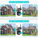 AI Tracking Outdoor PTZ Cameras for Home Security.