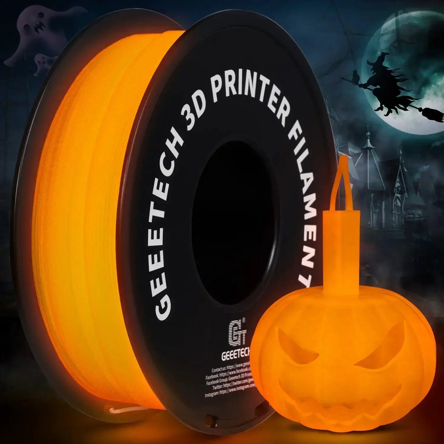 Geeetech Luminous PLA Filament 1.75mm 1kg Glow in Dark