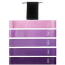 5 Color-Coded Resistance Bands for Home Fitness Set