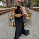 Elegant Satin Gown for Women Evening