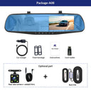 Dashboard Mirror Cam - 1080P Night Vision Dashcam