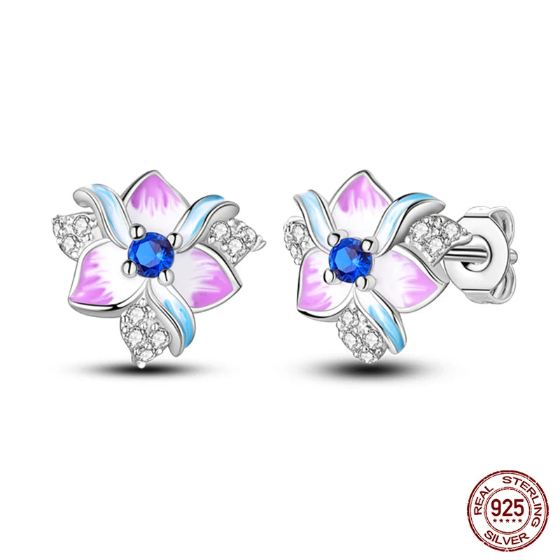 Sterling Silver Hope Rainbow Flower