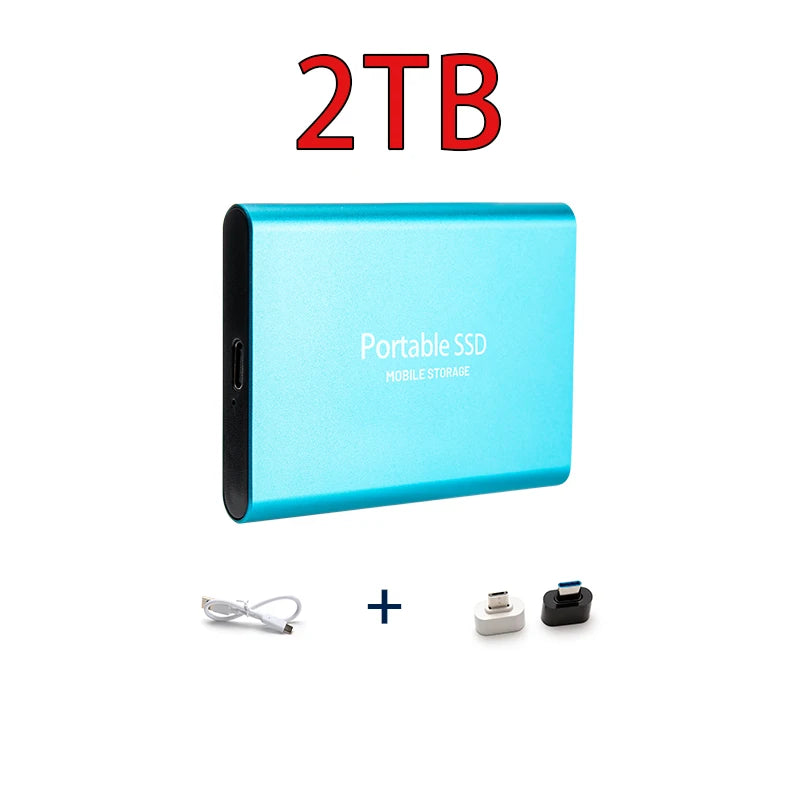 USB-C USB External SSD Drive