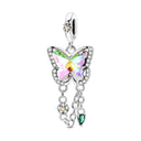 Sterling Silver Charm Beads Rose