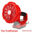 Jobsite Fan for Builders Cooling LED