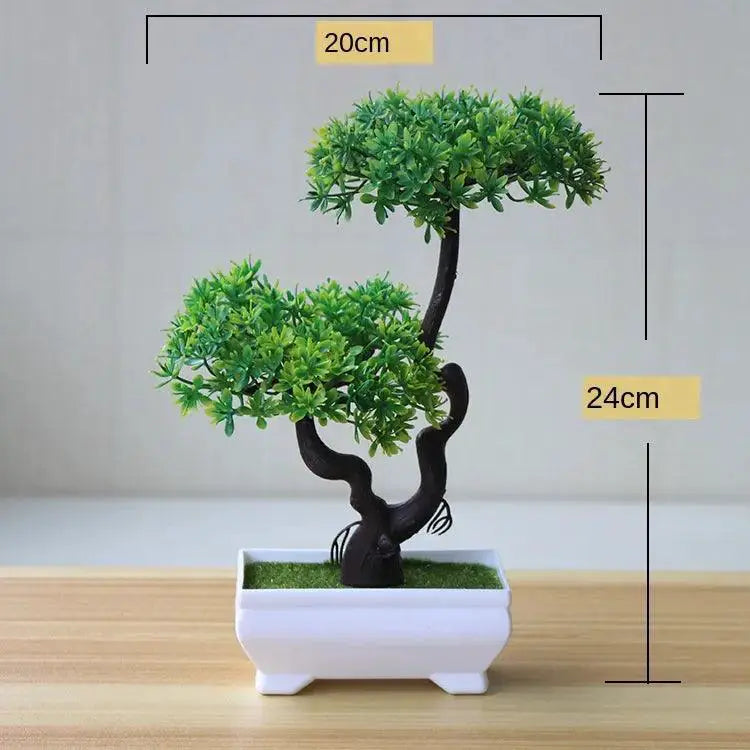 Maintenance-Free Bonsai Decor for Desk — hongyundangtou green