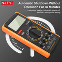 Digital Multimeter Manual Professional Multimetro AC/DC Voltage Current Frequency Tester Live Wire Ohm Ammeter Electric Tools