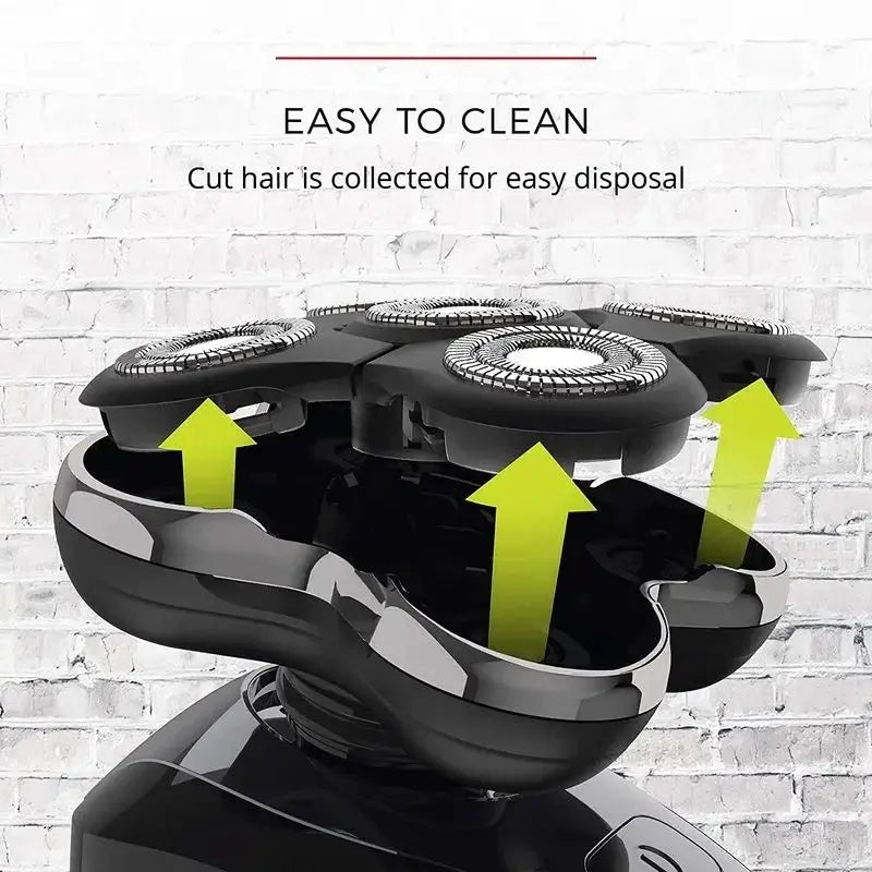 Pro Electric Shaver For Men Wet Dry Head Razor Grooming Kit