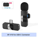 BOYA BY V2 Pro Wireless Lavalier Lapel Mic For iPhone Android USB C YouTube Vlog
