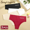Plus Size Women's 3PCS Seamless Shapewear Briefs Comfort Style
