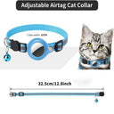 Reflective Airtag Cat Collar With Bell