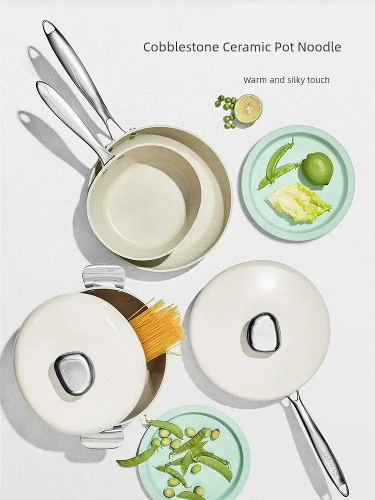 Velosan Pebble Gas Stove Neutral Nonstick Pan 4.5kg - OurLum.com