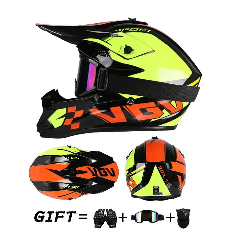 Off Road Motorcycle Helmet Rally Downhill Full Helmet — product view 9