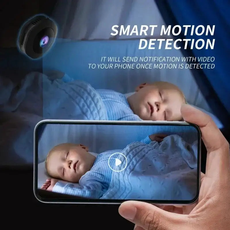 Mini 4K HD 1080P Camera Covert Small Nanny Cam Video Voice Recorder Indoor Portable Security CCTV Camera for Home and Office