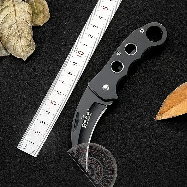 Outdoor Eagle Claw Knife Curved Detached Express Short Personalized Carrying Folding Knife Camping Knife