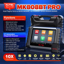 Autel Scannner MK808BT Pro Automotive Diagnostic Scan Tool Bidirectional Scanner Code Reader 40+Service Upgraded Of MK808S MX808