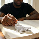 K Gold Plated D Crocodile
