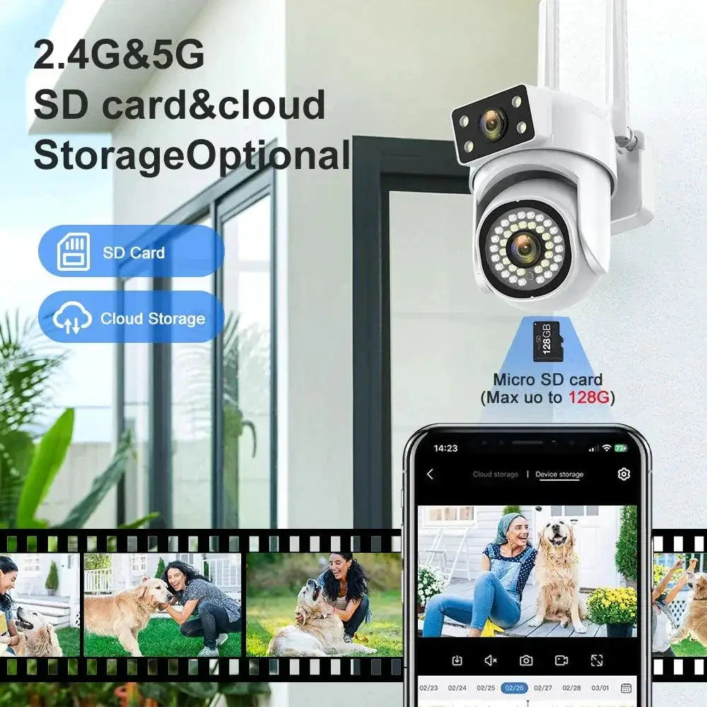 8MP Outdoor WiFi Camera With AI Smart Tracking System