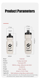 TOSUOD Portable Cycling Water Bottle 600ml Outdoor Use