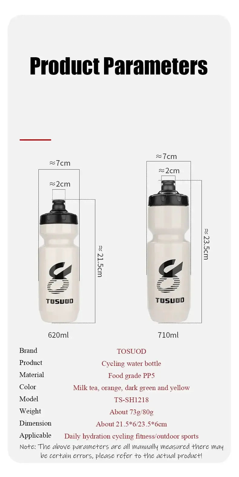 Hydration Water Bottle for Cycling Rides — product view 20
