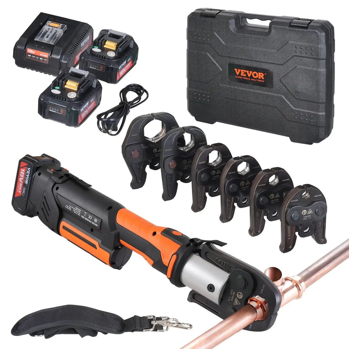 Cordless Electric Pipe Crimper — product view 1