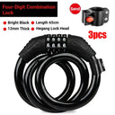 TOSUOD Steel Bicycle Cable Lock With Password