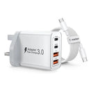 40W Wall Charger - Dual Fast Charging System