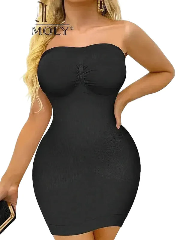 Strapless Seamless Bodysuit Shapewear - Tummy Control