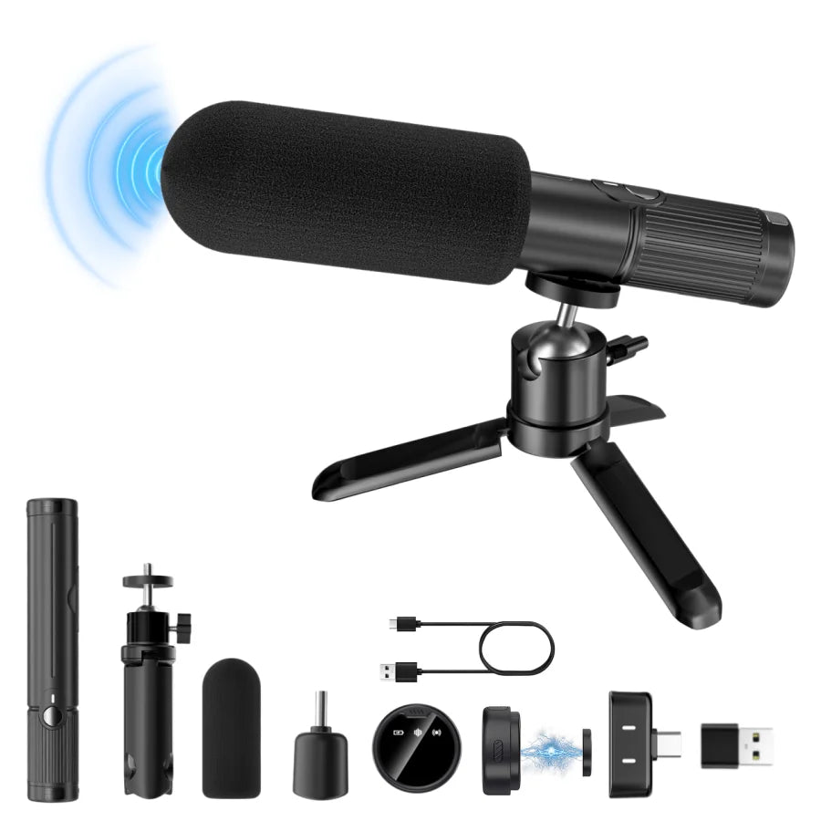 Professional Versatile Wireless Lavalier Microphone