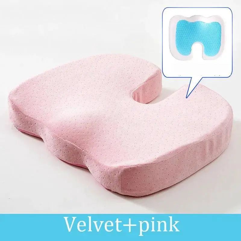 U Shaped Memory Foam Gel Seat Cushion For Comfort At Home