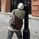 Retro Underarm Shoulder Tote Chic Fashion Carry for Youth